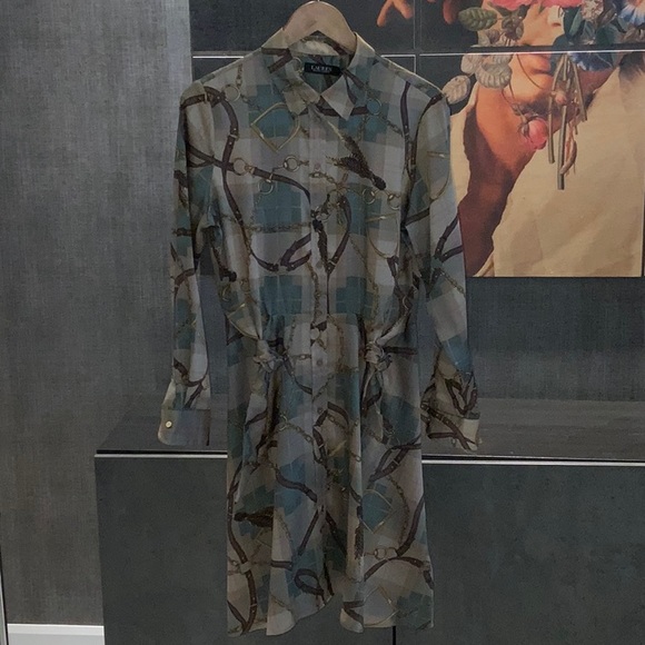Lauren button up dress size 8 - Picture 1 of 6